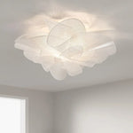 plafonnier moderne suspendu blanc noir spirale ajouré semi transparent chambre entrée étude