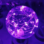 ampoules led décoratives transparentes rose fil cuivre lumière rvb éclairage intérieur féerique vintage 8cm