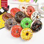 donuts artificiels réalistes orange vert noir blanc jaune multicolores occasion fête anniversaire noël mariage