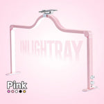lampe led anneau bicolore 3200k 5600k réglable moderne clips transparent noir rose or