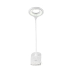 lampe moderne led pinces charge batterie lithium tactile blanc flexible