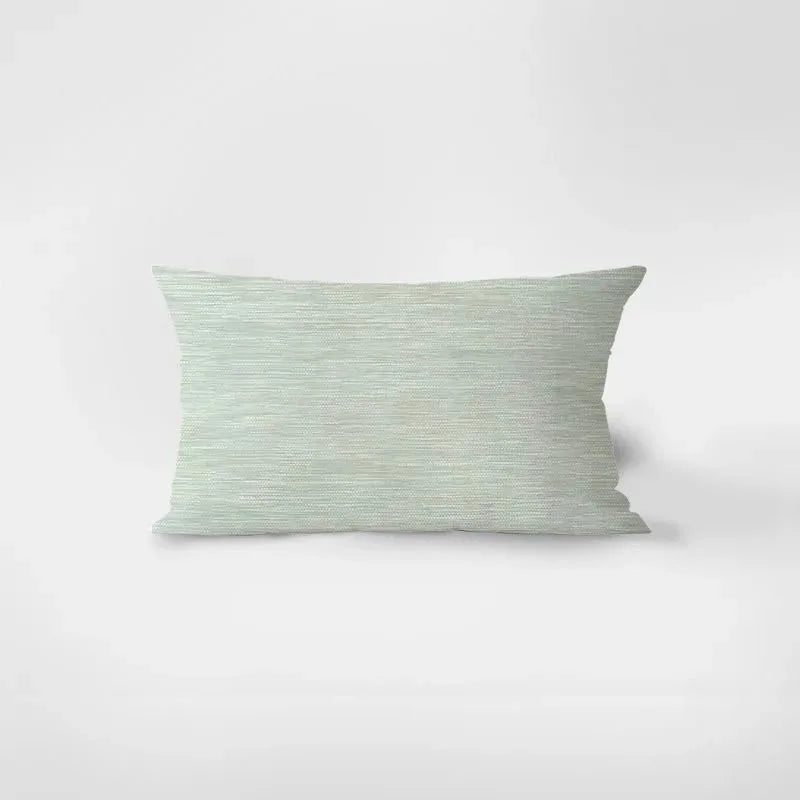 taie d'oreiller moderne motif feuille monstera verte tissu polyester 30x50cm decoration salon lit housse