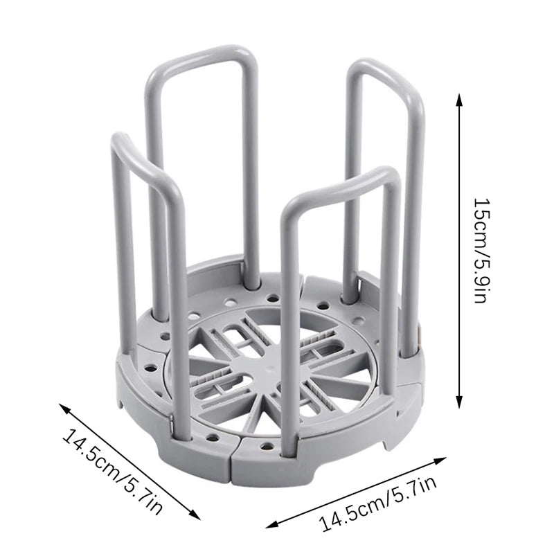 organisateur vaisselle assiettes bols gris blanc moderne rétractable rangement cuisine égouttoir tasses