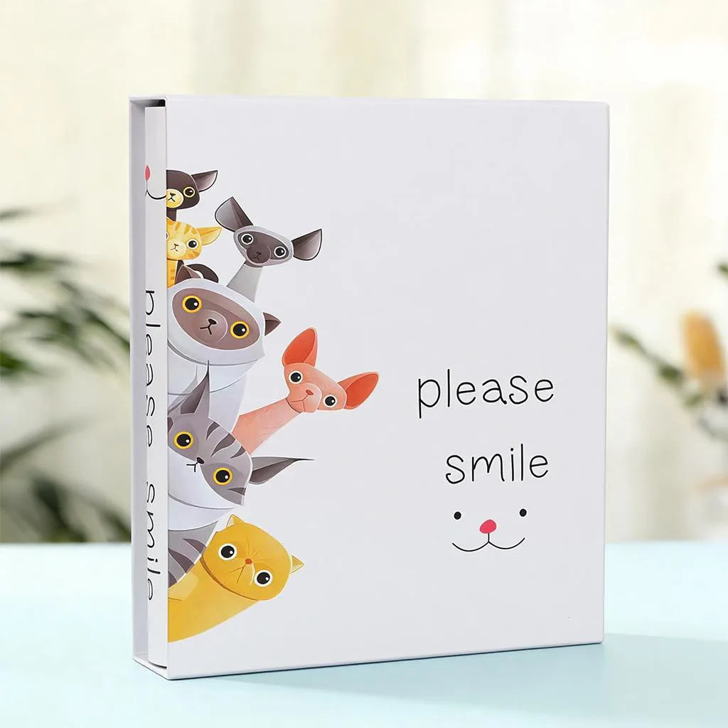 album photo moderne illustrations animales photos familiales blanc vert bleu