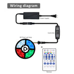 contrôleur bande led bluetooth ws2812 rgb 30w 5v 24v dc modernes noires lumineuses