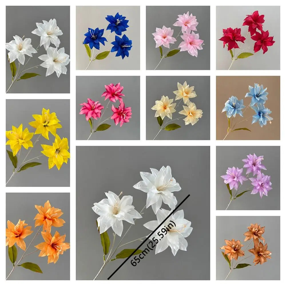 décoration intérieure bouquet artificiel moderne vase rectangulaire rouge blanc orange bleu rose jaune beige