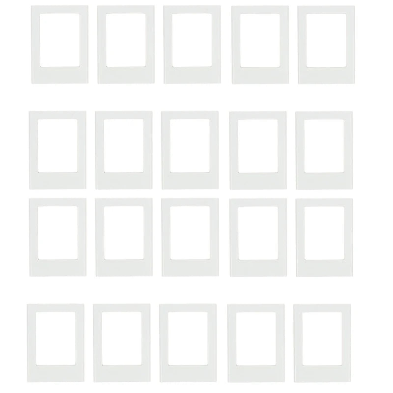 cadres photo aimants couleurs violet rose bleu moderne minimaliste cartes postales
