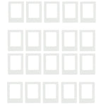 cadres photo aimants couleurs violet rose bleu moderne minimaliste cartes postales