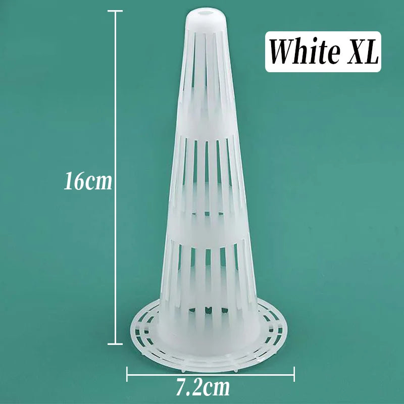 grille culture plantes perforée pratique blanc adhésif terreau ornemental pots différentes tailles