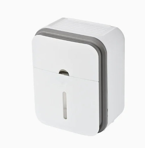 rangement mural blanc gris salle bain papier toilette tiroir minimaliste sans perçage moderne capacitaire