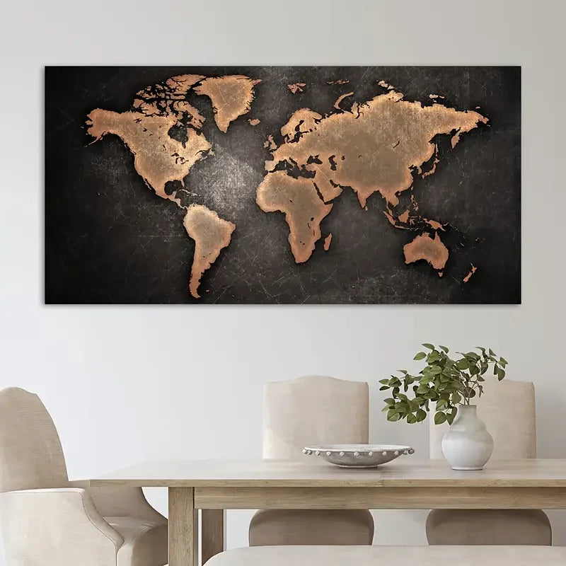 affiche carte monde relief toile impression haute définition voyage géographiqueDecorationMuraleReliefsCarteMondeToileImpressionHauteDefinitionModernVoyageGeographique