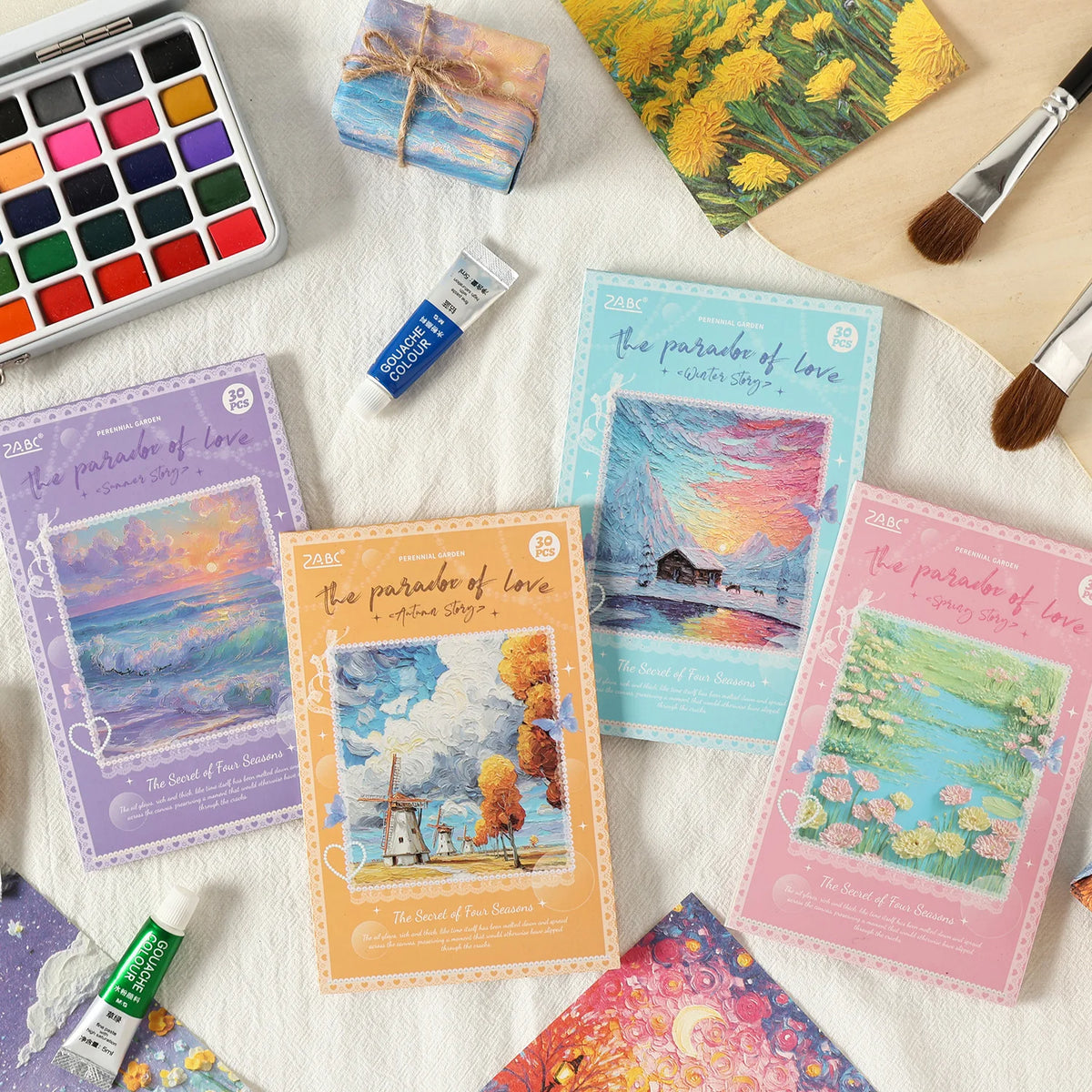 papier peinture paysages fleurs animaux scrapbooking collage photo violet orange rose bleu illustration artistique