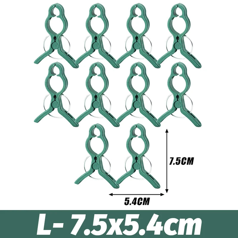 pinces végétaux vertes modernes plastique fixations support plantes 10pcs 20pcs 30pcs 50pcs