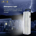 lampe secours led rechargeable automate urgence maison blanc moderne opacité poignée amovible usb charge