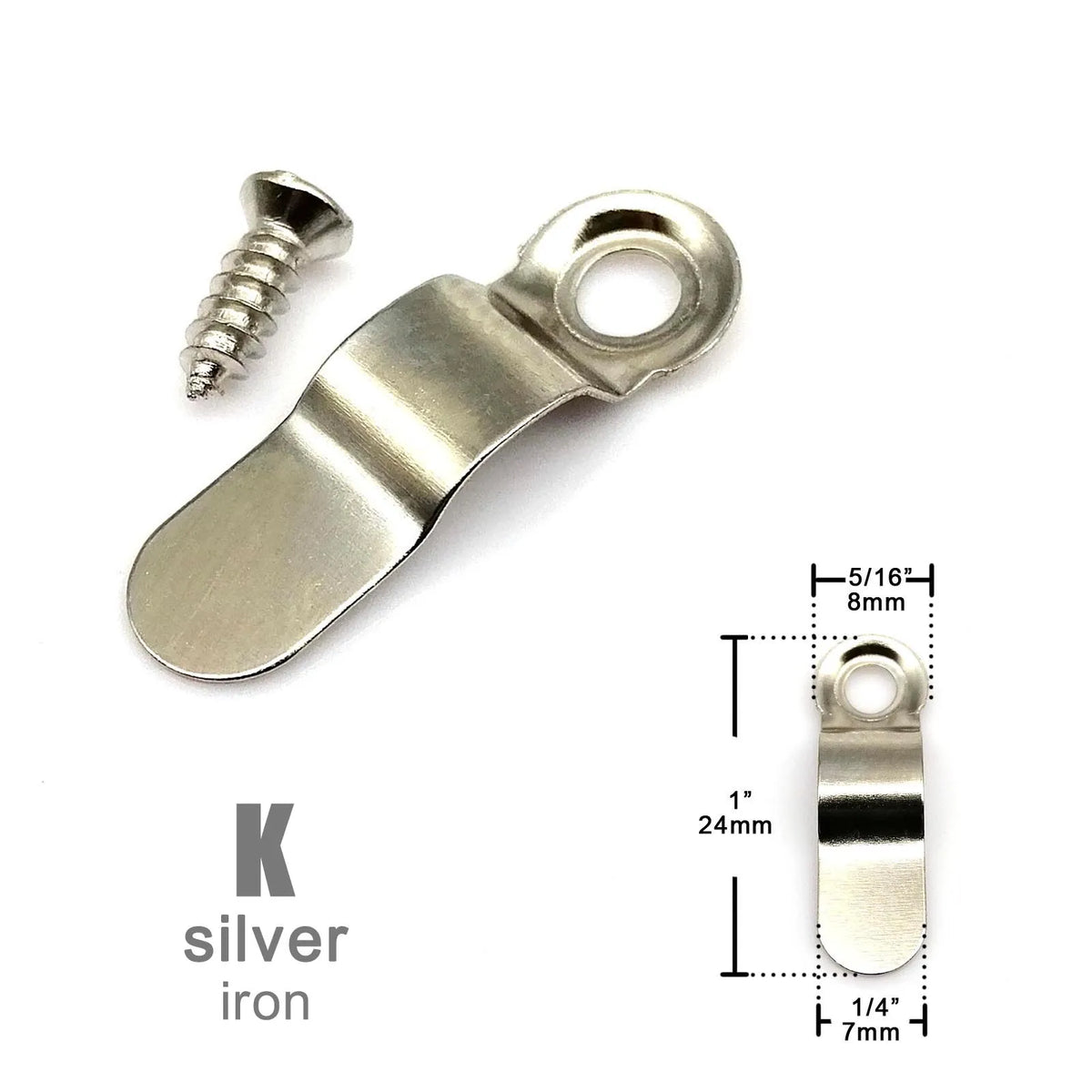 clips métalliques vis clips argent doré moderne fonctionnels fixations vis rond métal
