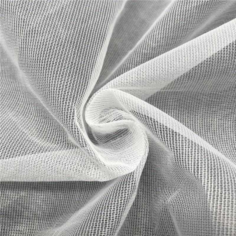 tissu maille fine 100% polyester protection uv blanc gris noir beige moderne