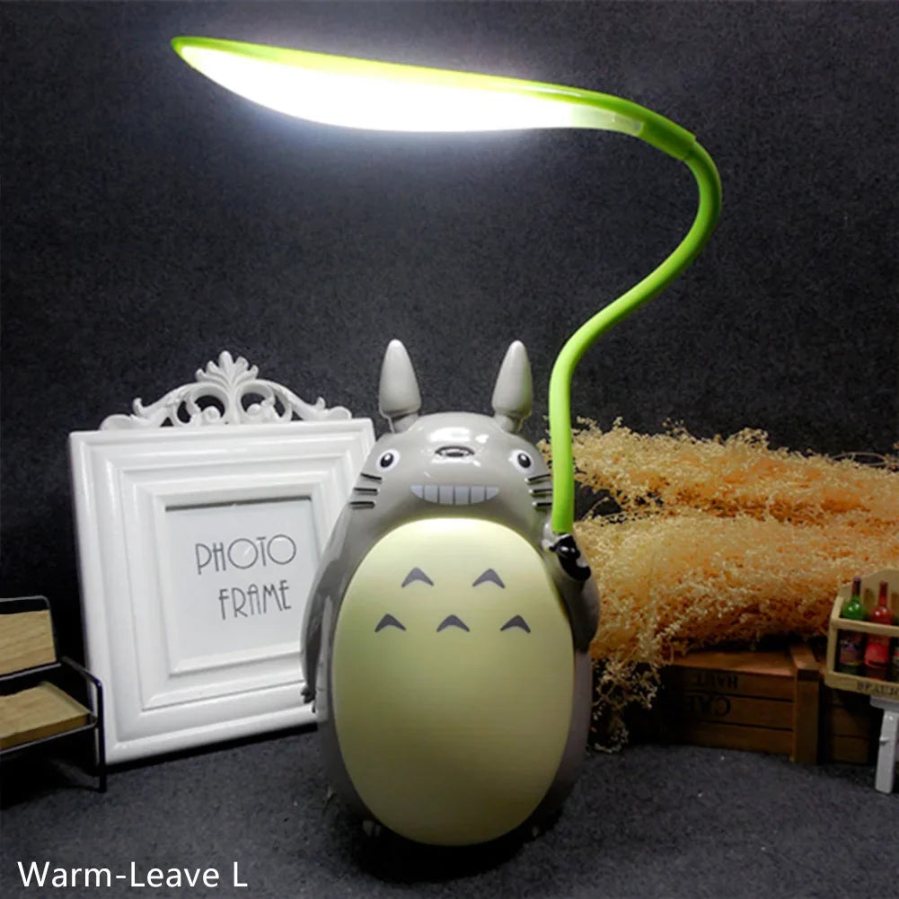 veilleuse table led totoro gris moderne rechargeable usb enfant chambre decor