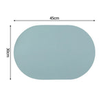 tapis table moderne motif géométrique motif alimentaire vert pastel grisclair