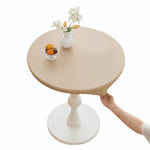 housse table moderne 60cm 80cm vert clair bleu beige élastique polyester resistant