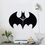 horloge murale quartz batman moderne acrylique noir salon maison restaurant