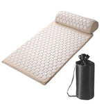 tapis massage acupression relaxation points blancs vert violet bleu moderne ergonomique sac transport