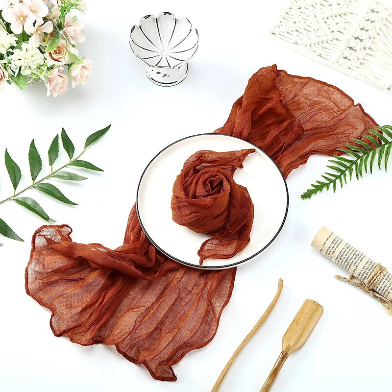 serviettes pliées crème plissées moderne lot table mariage fêtes extérieur