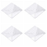 anti dérapants pads adhésifs transparents ronds modernes 3cm 4cm 5cm 6cm 8cm sets
