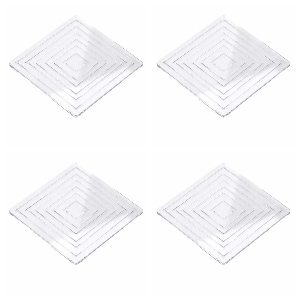 anti dérapants pads adhésifs transparents ronds modernes 3cm 4cm 5cm 6cm 8cm sets