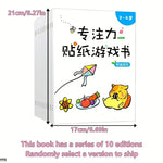 livre activités stickers multicolores animaux fruits dessin animé adhésifs éducatifs créatifs enfants jouetsscrição titles