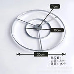 cadre lampe or rose argenté moderne minimaliste eyelets structure sectionnée