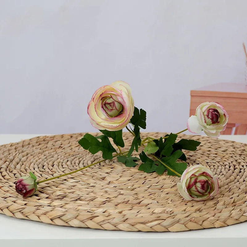 bouquet fleurs artificielles modernes rose blanc jaune bleu rouge intérieur mariage fête