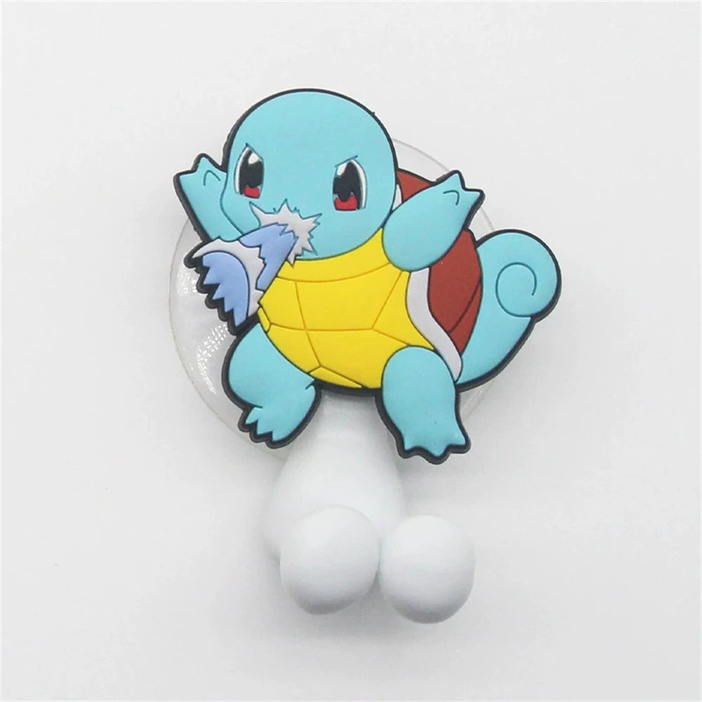 porte brosse dents murale pokemon pikachu squirtle bulbasaur ventouse salle bain