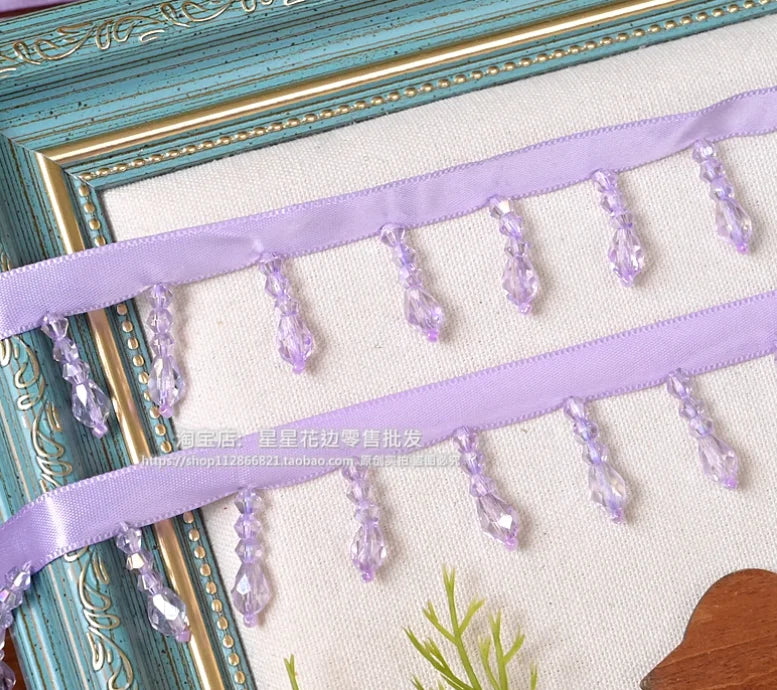rubans décoratifs pendantes mariage bleu noir rose vert marron beige