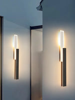 applique murale extérieure led noire dorée moderne étanche jardin façade maison