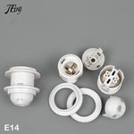 socquettes e14 blanc noir rondes lisses modernes non visibles fixations opaques