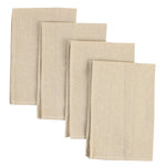 serviettes maison gris texture lin classique 40x40cm set 10paque opacité festive all season
