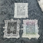 cadre photo acrylique manga effets cassés transparent coloré personnages animesbrisés gravuresbaroques fixationsmurales