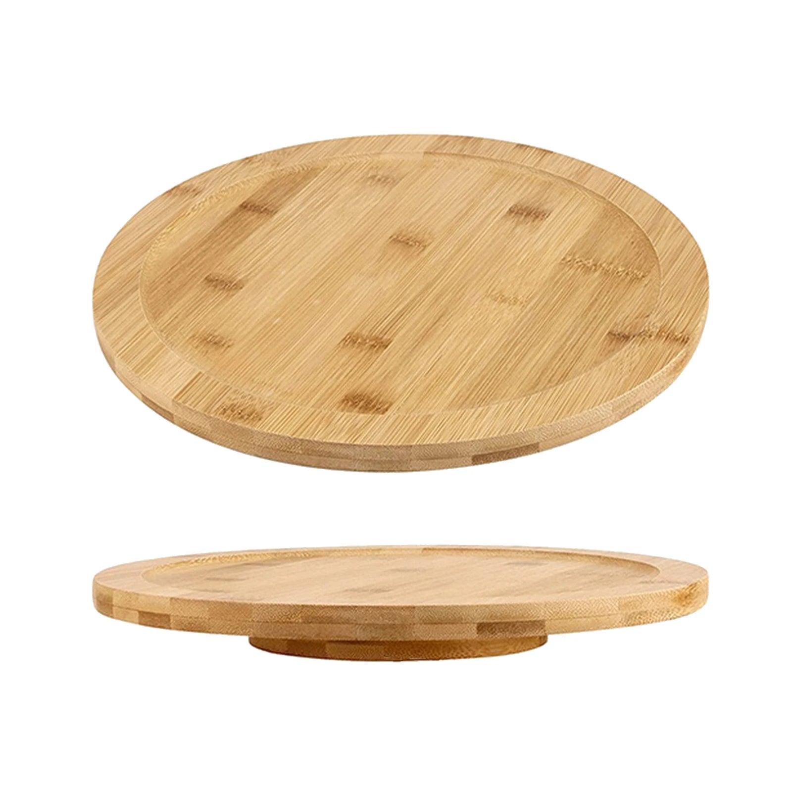 Plateau en bois utilisé comme support à gâteau pour un anniversaire
