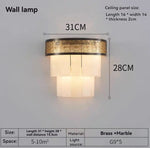 lampe murale moderne or noir marbre led cuisine chambre salon