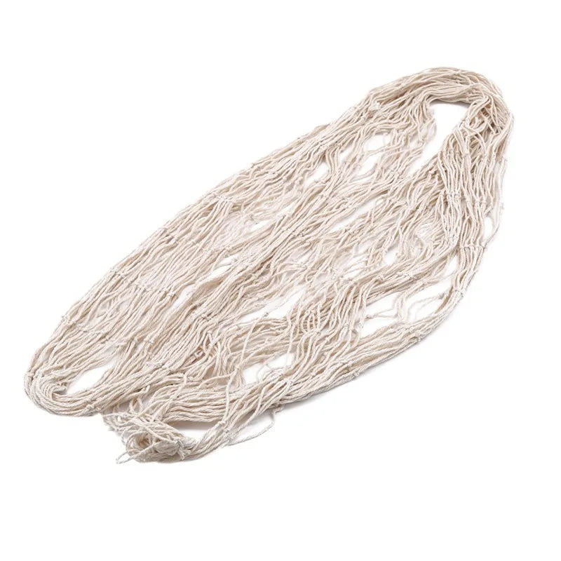 décoration murale tissage marin filet semi transparent plage rustique clips bois occasionnellement utilisé anniversaire