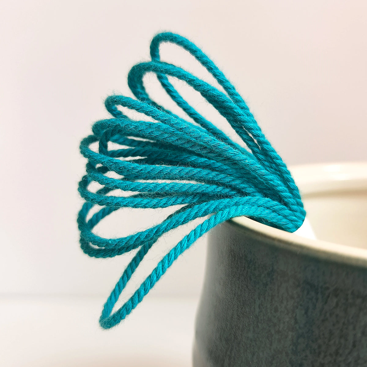 corde macramé coton pur torsadée bijoux artisanaux projets créatifs diy fait main