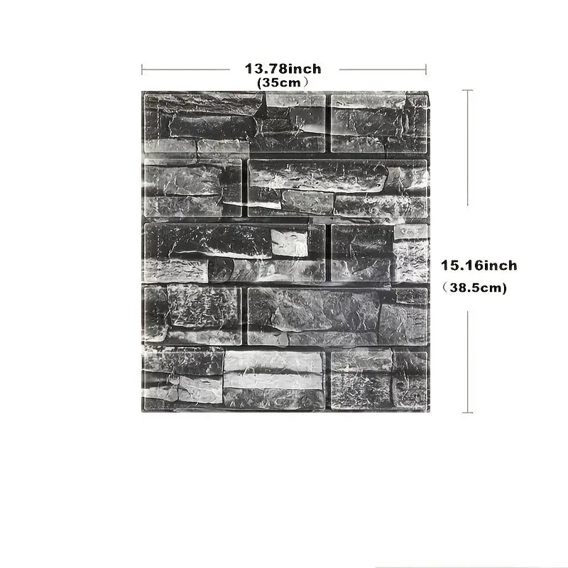 papier peint mural adhésif 3d effet brique texture moderne gris marron beige décoration