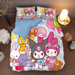 Ensemble literie enfant Ma Melody rose