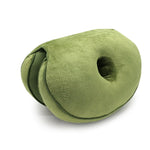 coussin donut rose moderne doux velours hanches bassin relaxation massage