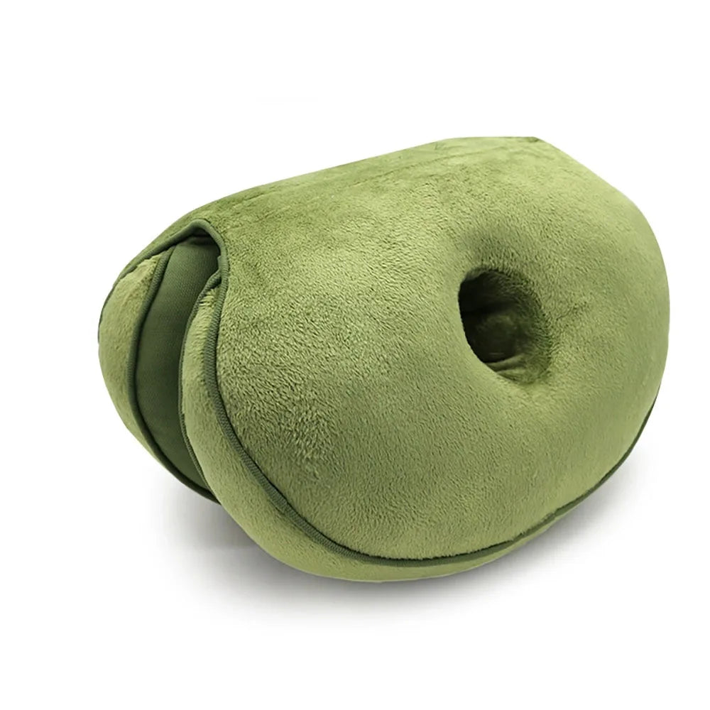 coussin donut rose moderne doux velours hanches bassin relaxation massage
