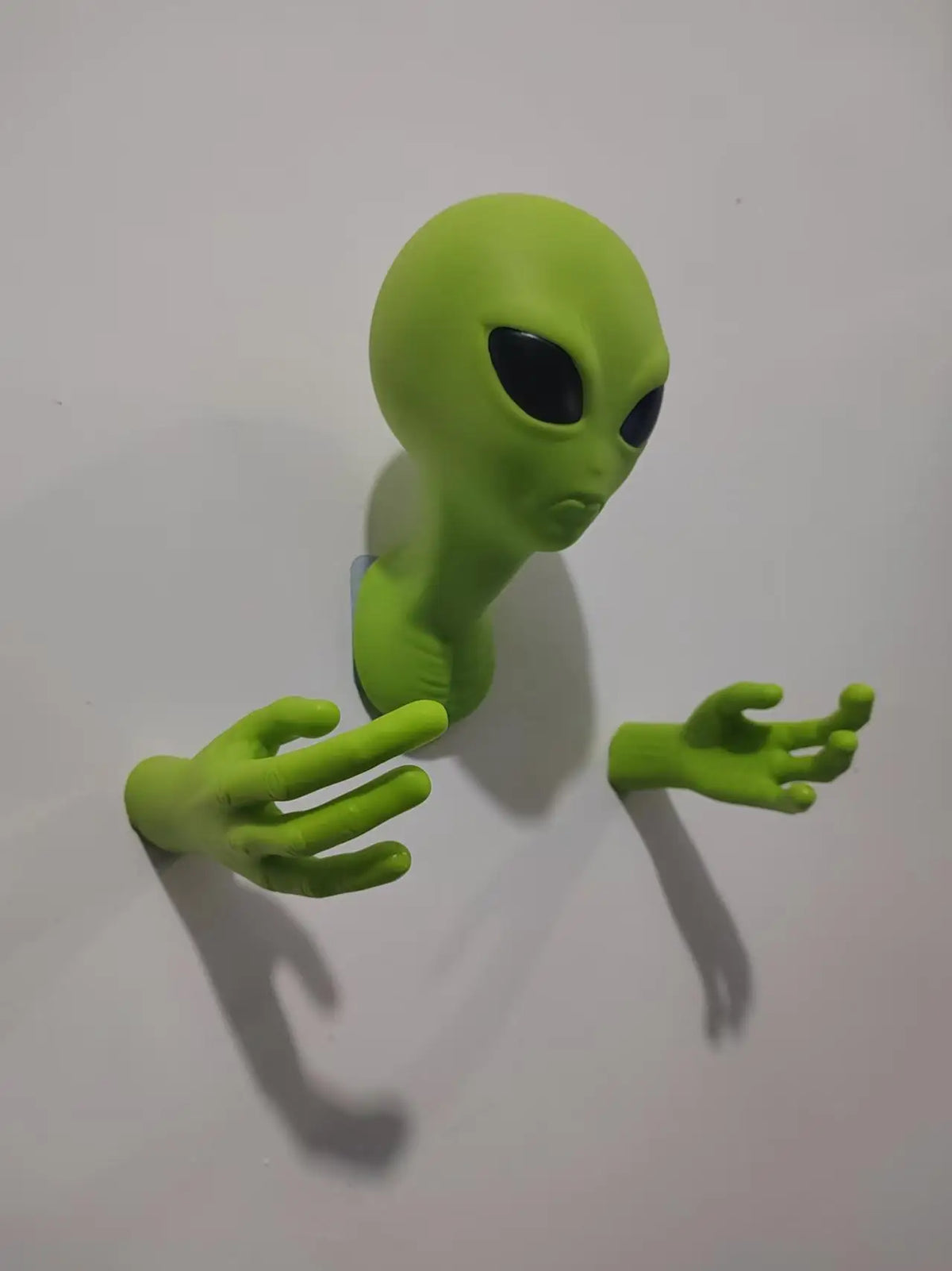 décoration murale extraterrestre vert 3d créative mains yeux noirs pvc