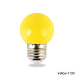 ampoule led rouge jaune blanche globe boule e27 vis bleue moderne chambre décoration noël