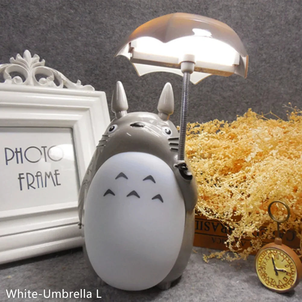 veilleuse table led totoro gris moderne rechargeable usb enfant chambre decor