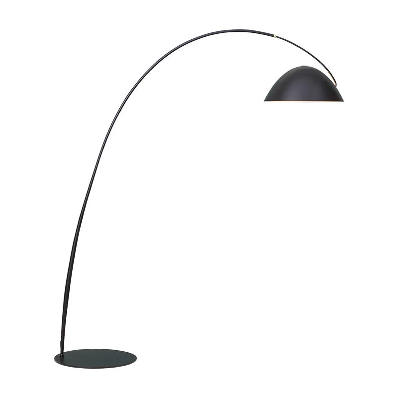 Lampe sur pied design en acier inoxydable