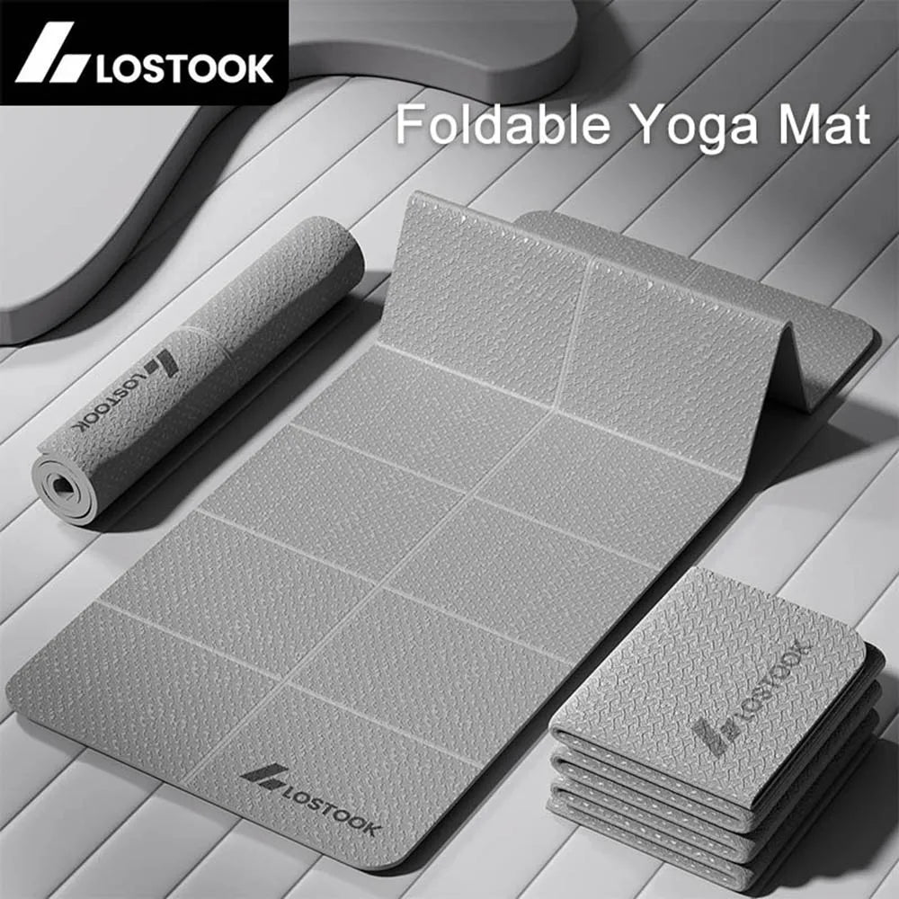 tapis yoga pliable texture cuir gris moderne épais 4mm exercices fitness yoga nhà